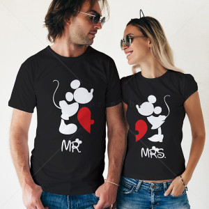 Комплект две Тениски за двойки mr Mickey & mrs Minnie B