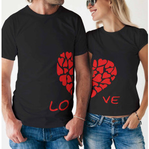 Комплект две Тениски за двойки -   Romantic