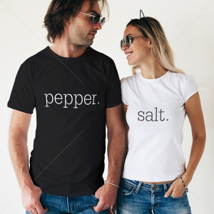 Комплект две Тениски за двойки Papper & Salt